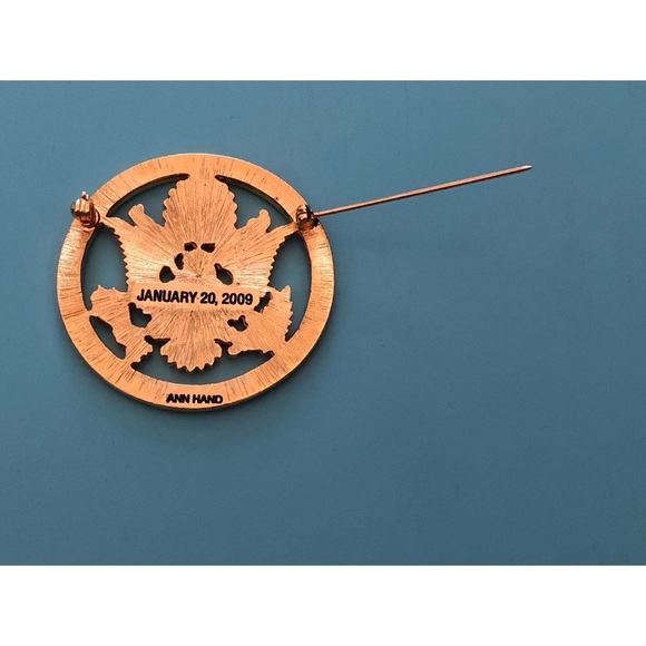 Rare Barack Obama Inaugural Pin - By Ann Hand - Picture 6 of 6